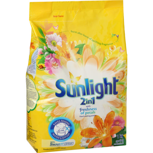 Sunlight Hand washing Powder 1kg - Fresh in a Box
