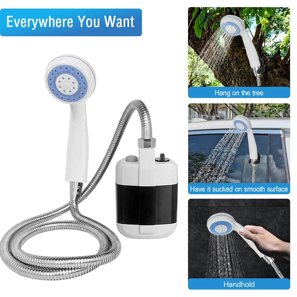 Bucket Shower USB portable
