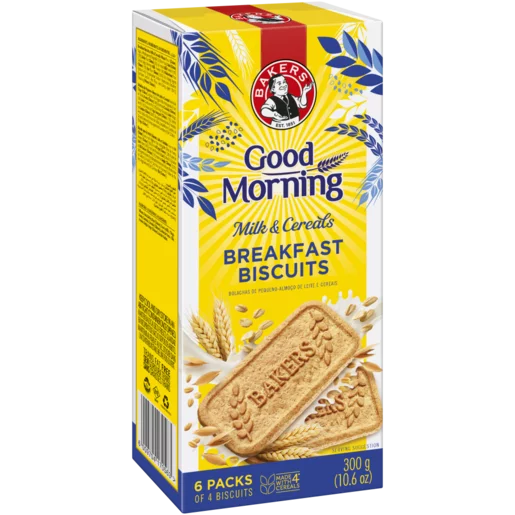 Bakers  Good Morning Breakfast Biscuits Assorted Flavours 300g