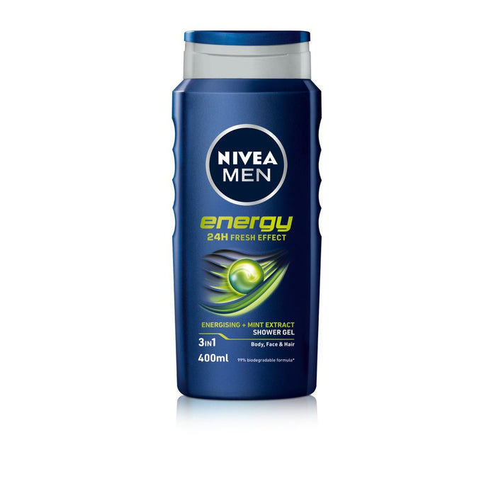 Nivea Men Energy Shower Gel 500ml - Fresh in a Box