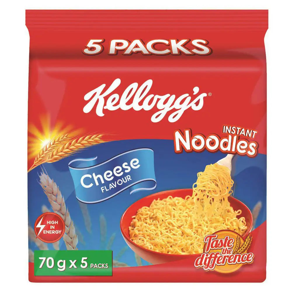 Kellogs Cheese Instant Noodles Prepack (Pack of 5) - Fresh in a Box