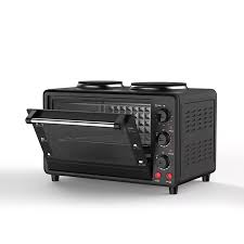 35L Electric Toaster Oven With Two Plates With 2 Burners