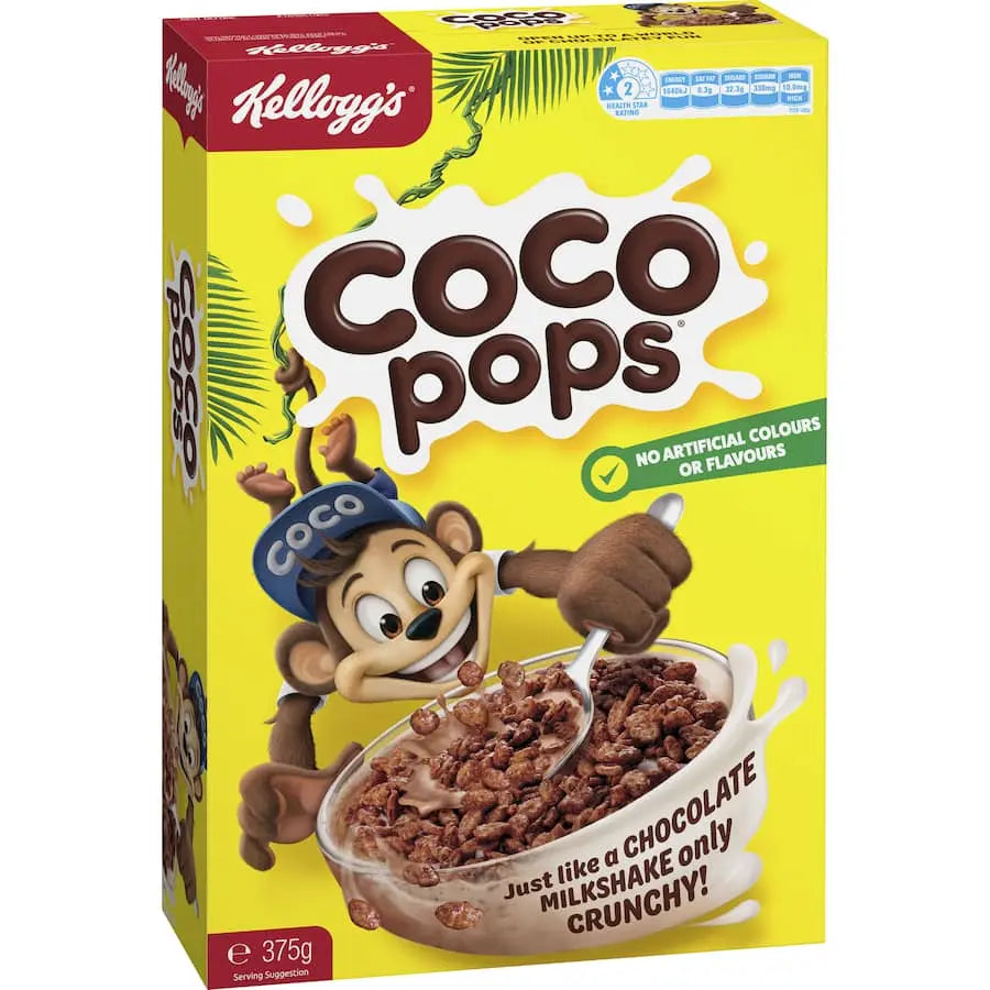 Kelloggs Coco Pops 350g - Fresh in a Box